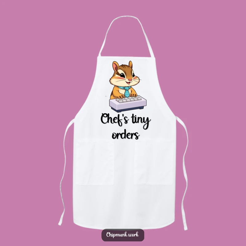 Funny Chipmunk Tie Apron: Cook Like a Professional