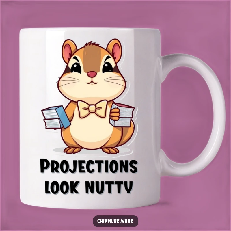 Funny Chipmunk Business Mug: Hilarious Gift for Go-Getters!