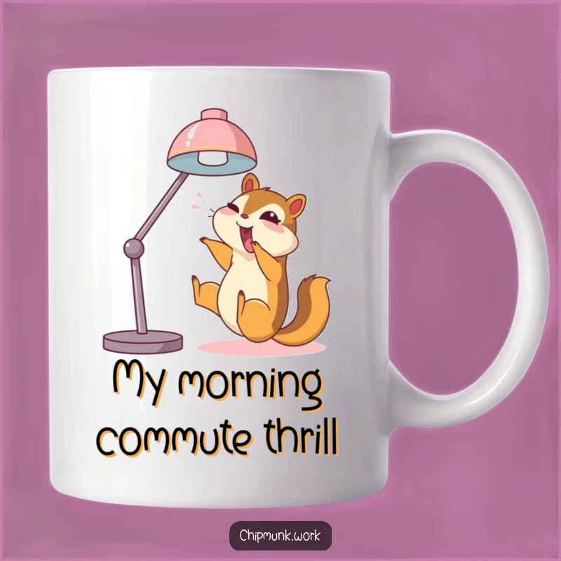 Funny Chipmunk Lamp Slide Mug: A Hilarious Gift for Joyful Moments