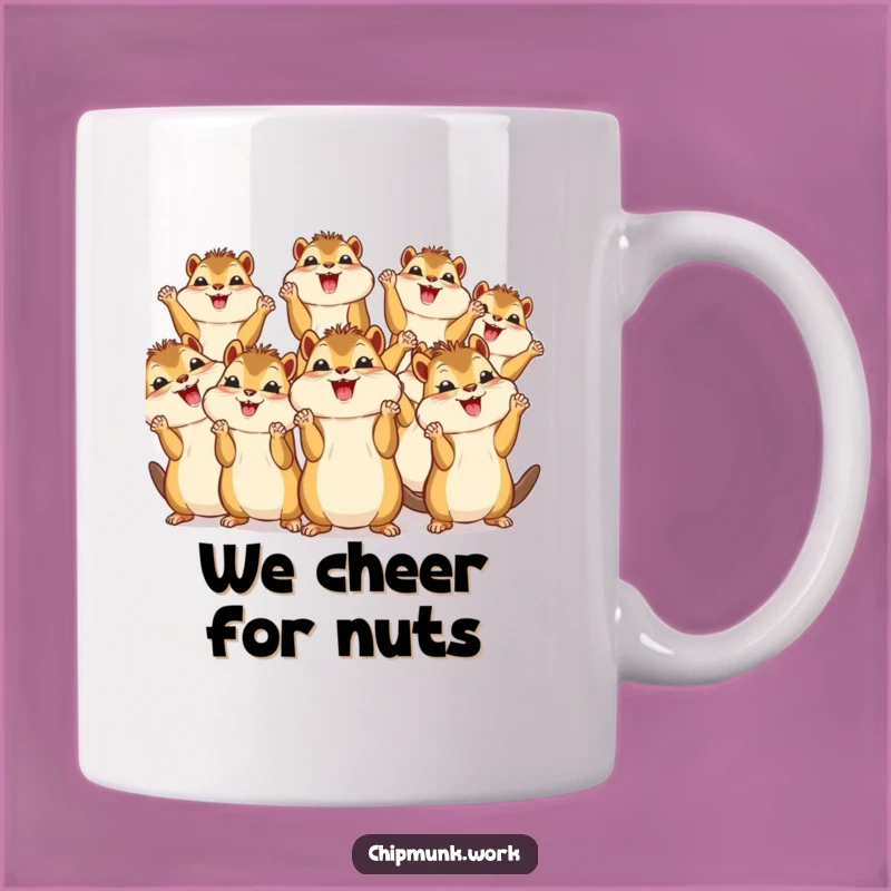 Funny Kawaii Chipmunk Party Mug: Adorable Gift for Joyful Moments!