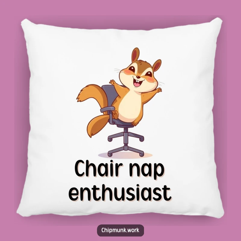 Funny Chipmunk Pillow: Cozy Bouncing Chair Fun, Cute & Comfy Funny Gift