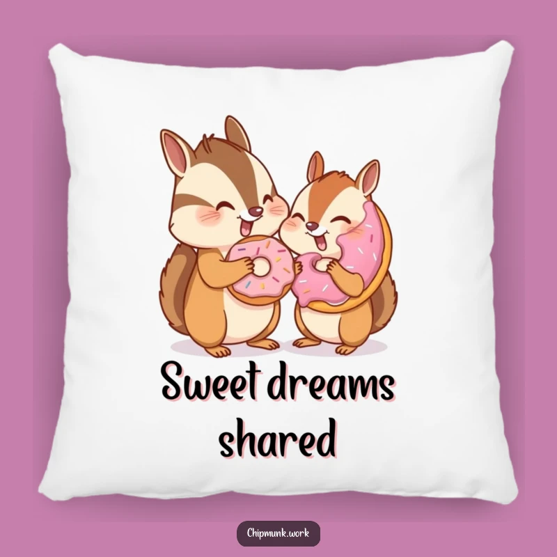 Funny Chipmunk Donut Pillow: Adorable and Secretly Hilarious Comfort