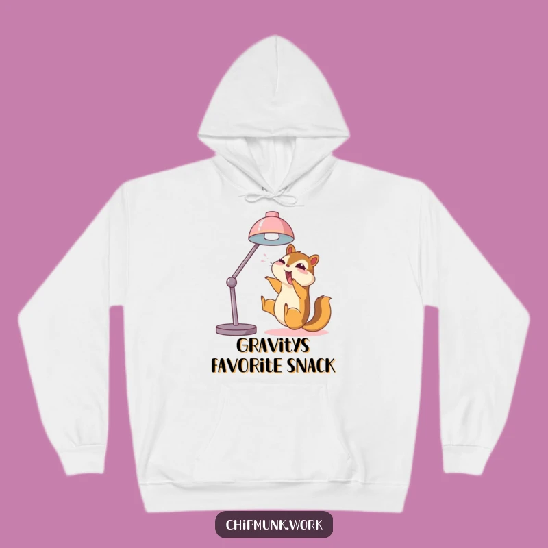 Funny Chipmunk Lamp Slide Hoodie: Cozy Up with Hilarious Joy!