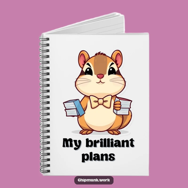 Funny Chipmunk Business Notebook: Hilarious Gift for Ideas!