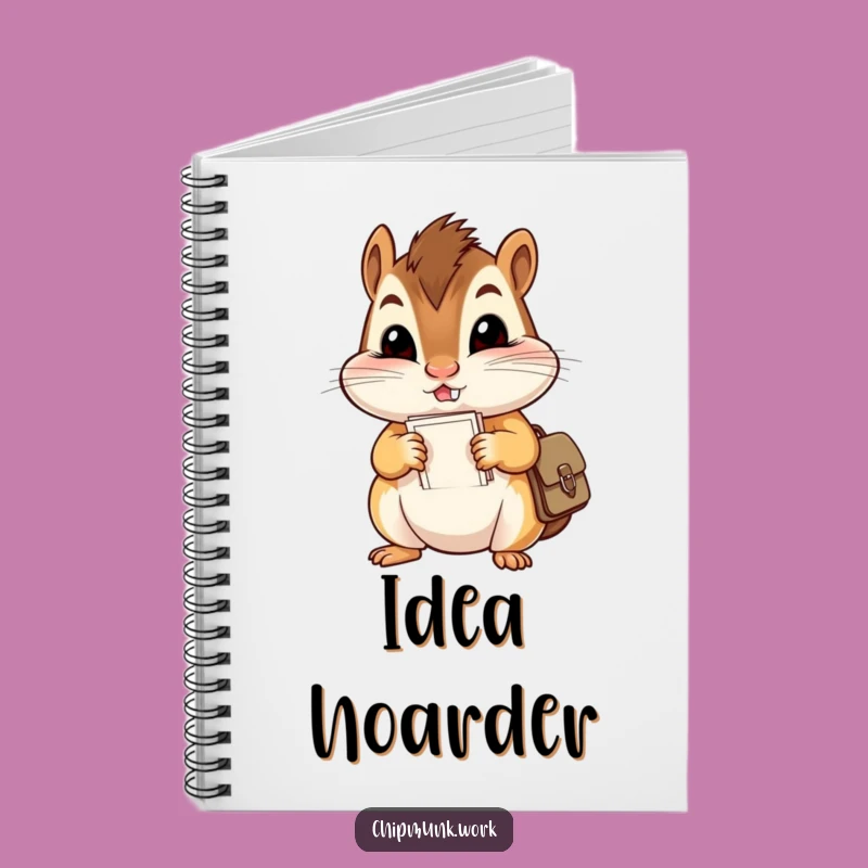 Funny Chipmunk's Paper Stash Notebook: Hilarious Gift for Notes!