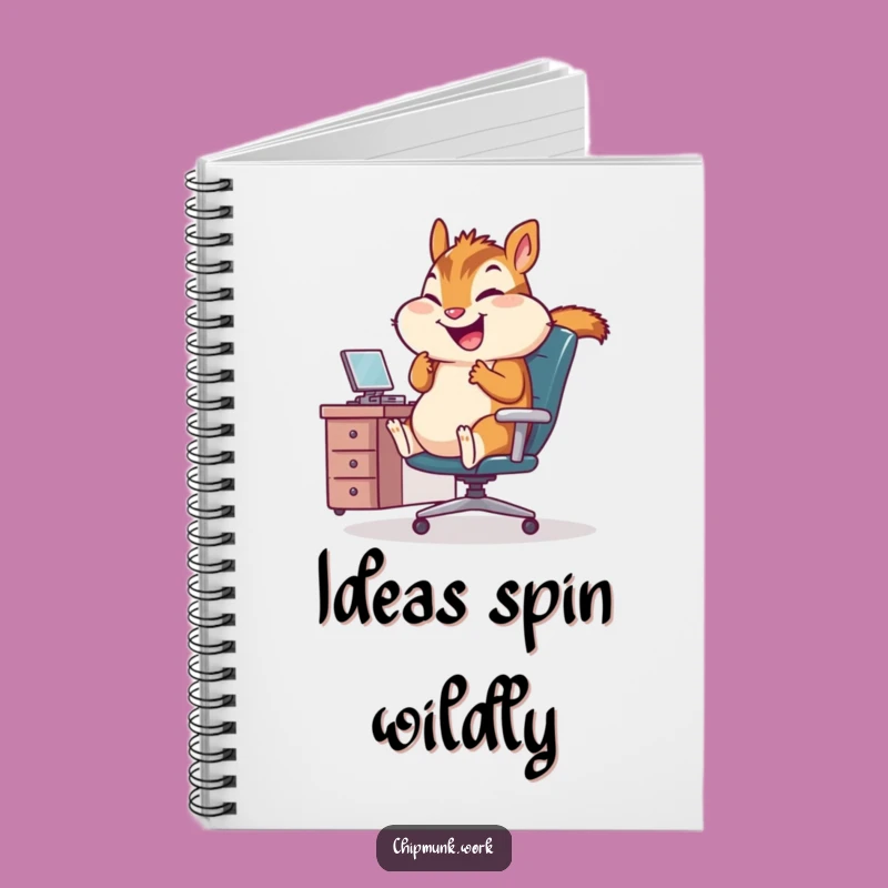 Funny Office Chipmunk Notebook: Hilarious Work Break Journal Gift!