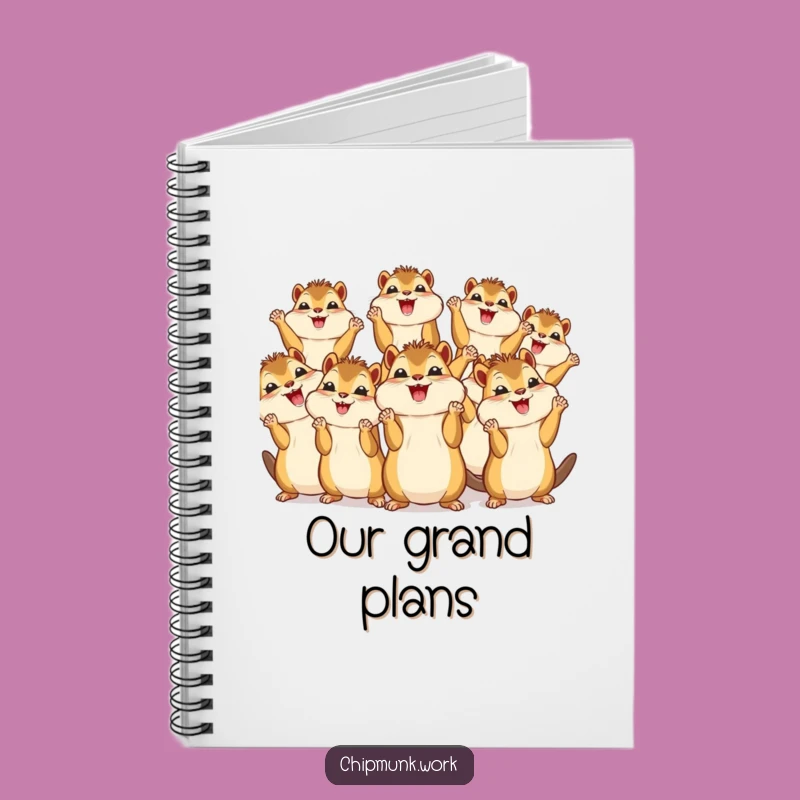 Funny Kawaii Chipmunk Cheer Notebook: Hilarious Gift for Notes!